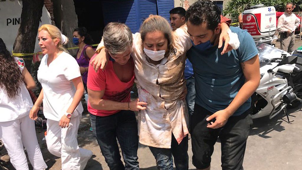 Pánico y caos en las calles de México DF tras el potente terremoto