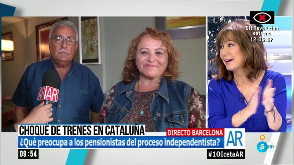 Un pensionista consigue el aplauso de Ana Rosa con su solución al problema en Cataluña