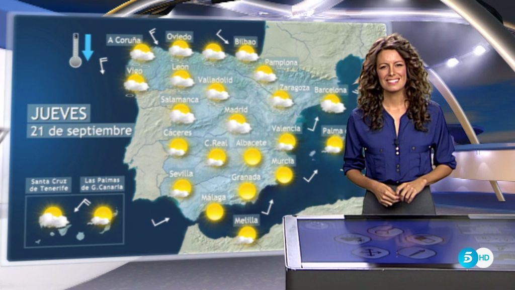 Calor para los últimos días de verano, aunque viene un frente frío para el norte