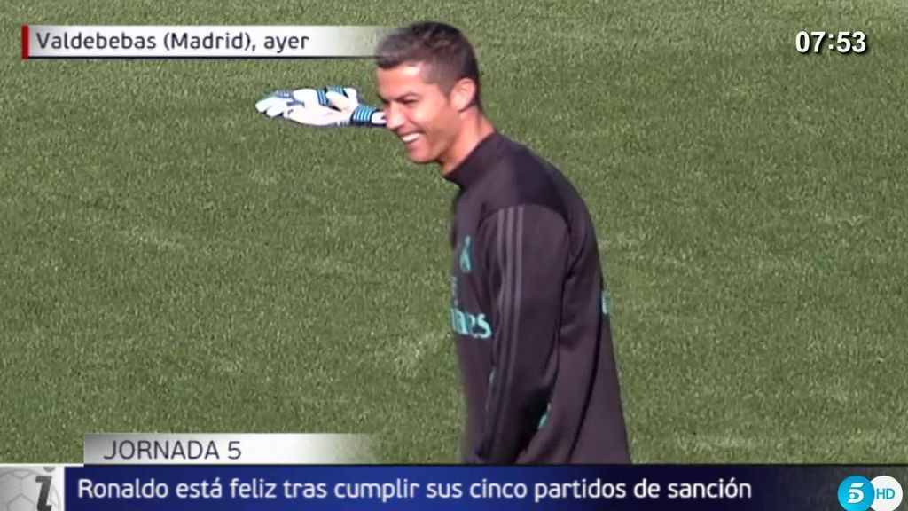 Cristiano Ronaldo volverá a jugar en Liga cuatro meses después tras cumplir la sanción
