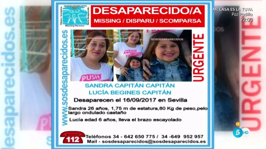 Última hora: Desparecida en Sevilla una mujer embarazada y su hija