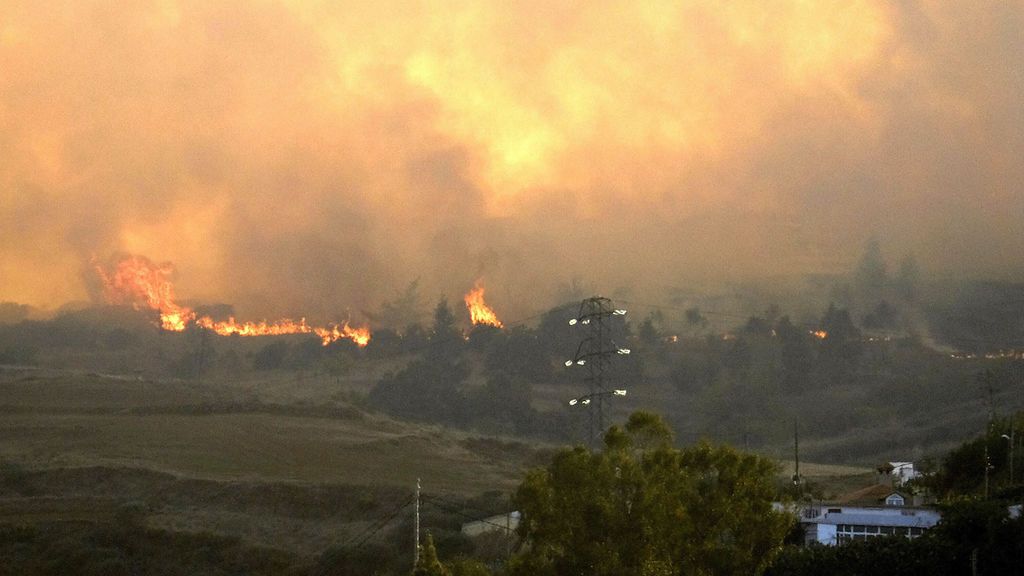 Un incendio en Gran Canaria calcina más de 1.000 hectáreas
