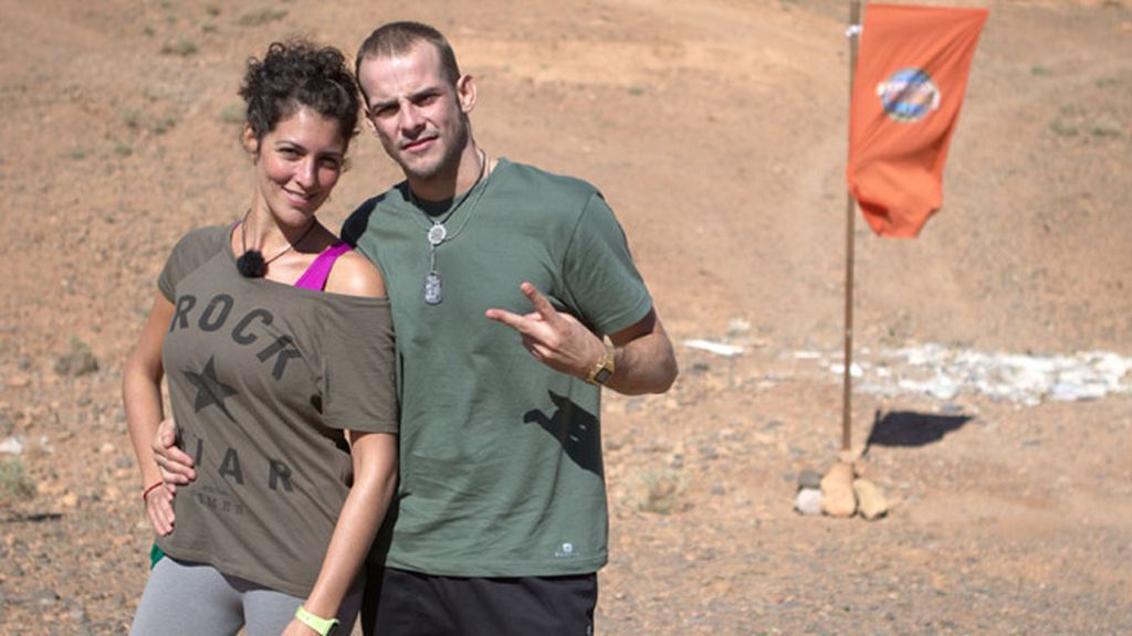 Equipo verde. Álex Casademunt, cantante, y Rocío Madrid, actriz y presentadora