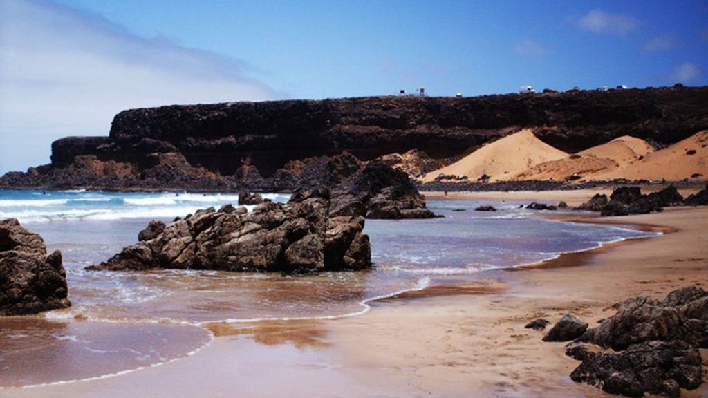 Daida Ramírez Lagoa: playa Esquinzo, en Cotillo (Fuerteventura)