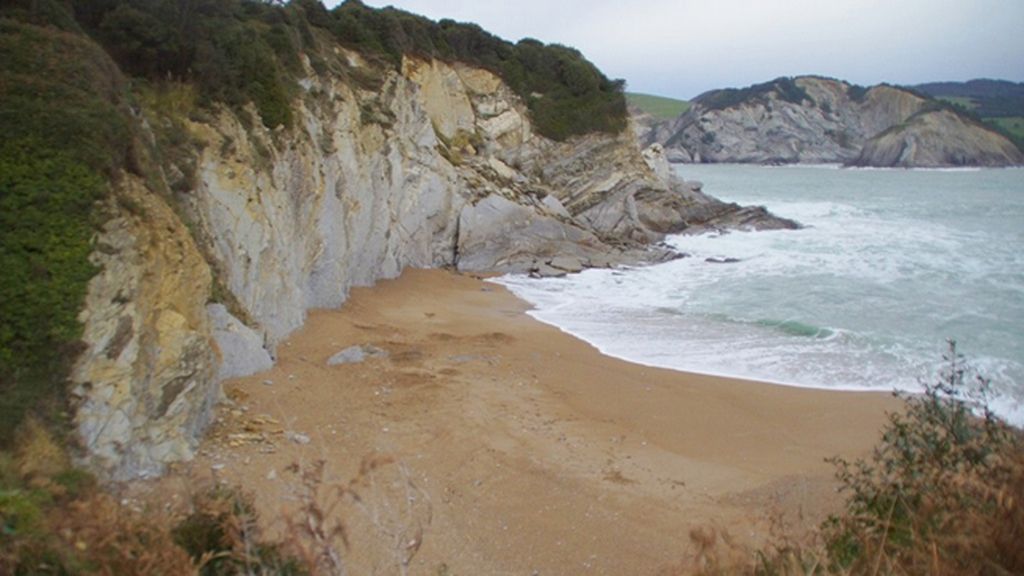 Playa de Muriola, en Barrika (Vizcaya)