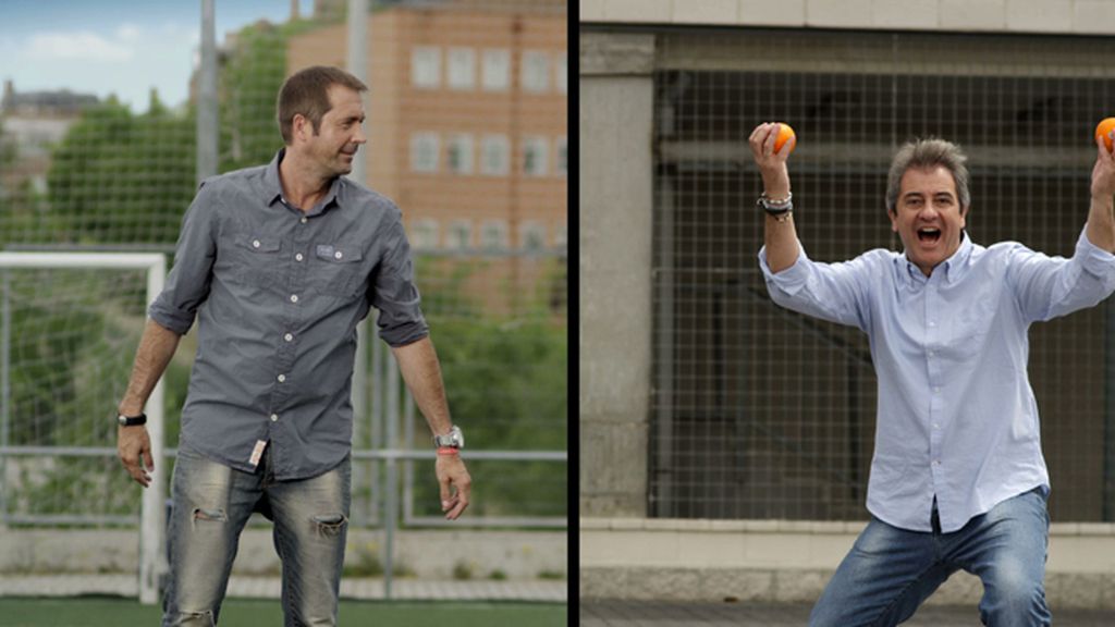 Carreño y Lama transforman los balones en comida
