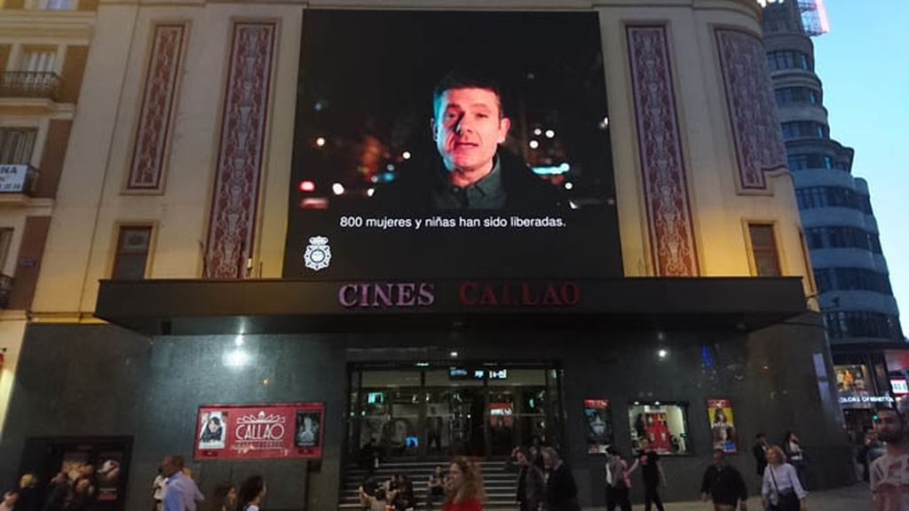 Los cines Callao, Capitol y Palacio de la Prensa emiten el spot en su pantalla externa