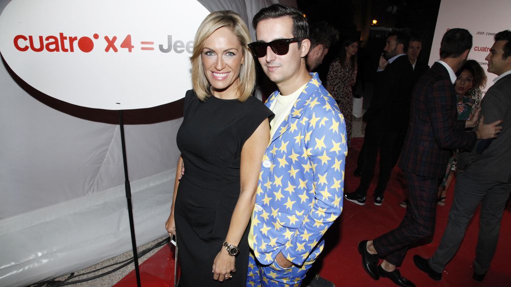 Con Luján Argüelles comentando el estreno de "¿Quién quiere casarse con mi hijo?"