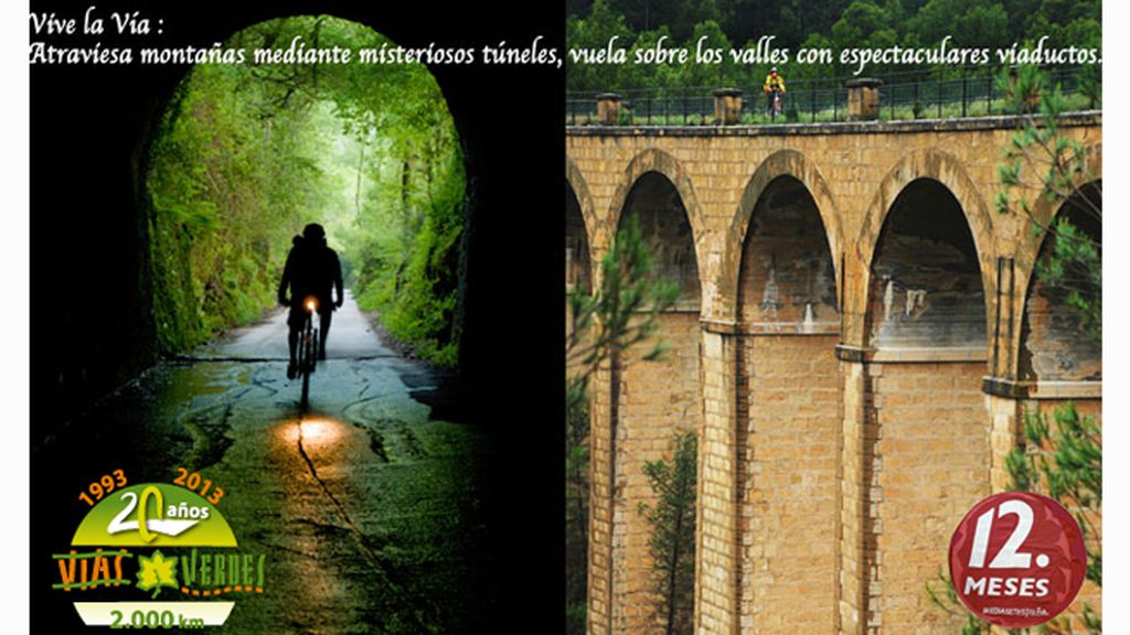 Razones para disfrutar de Vías Verdes. Más de 102 rutas por el territorio español.