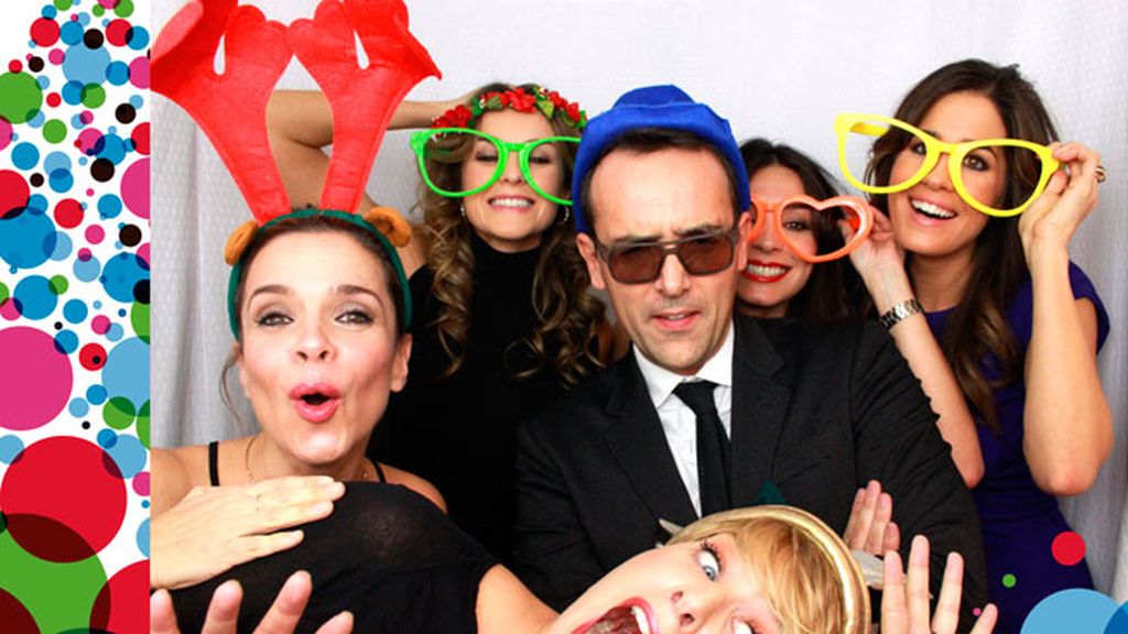 El 'selfiematón' de Mediaset: Carmen Chaparro, Tania Llasera, Isabel Jiménez, Marta Fernández, Risto Mejide y Mónica Martínez