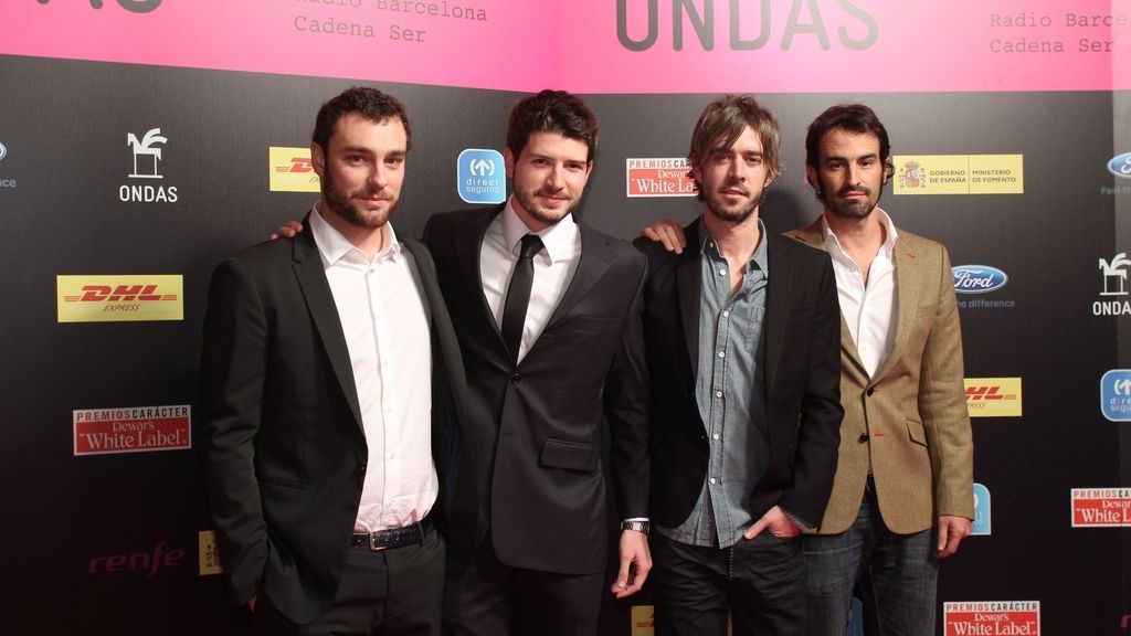 Desfile de premiados e invitados