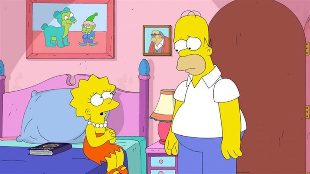 Homer busca cómo escapar del universo de ladrillos en el que se ha despertado
