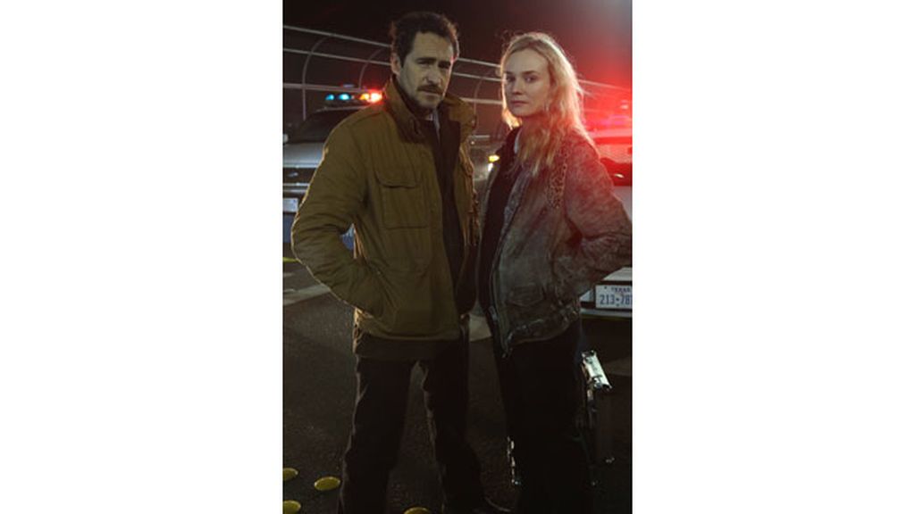 Demián Bichir y Diane Kruger, dos policías a cada lado de la frontera y un crimen que resolver
