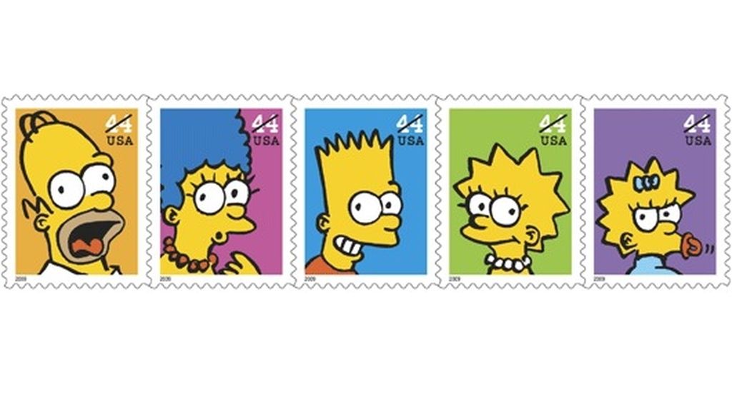 'Los Simpson', por correo