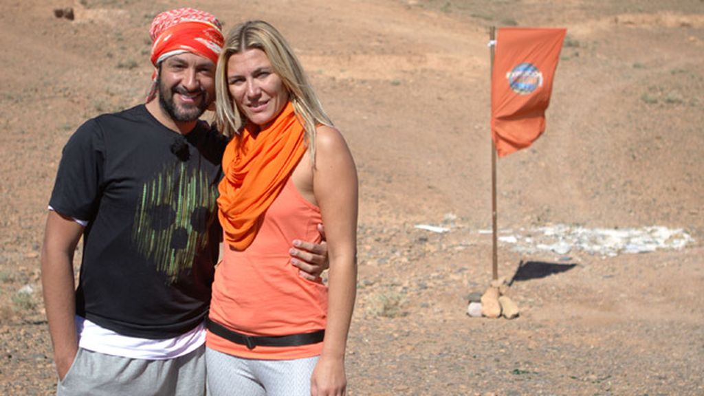 Equipo naranja. Rafael Amargo, bailaor y coreógrafo, y la bailarina Yolanda Jiménez