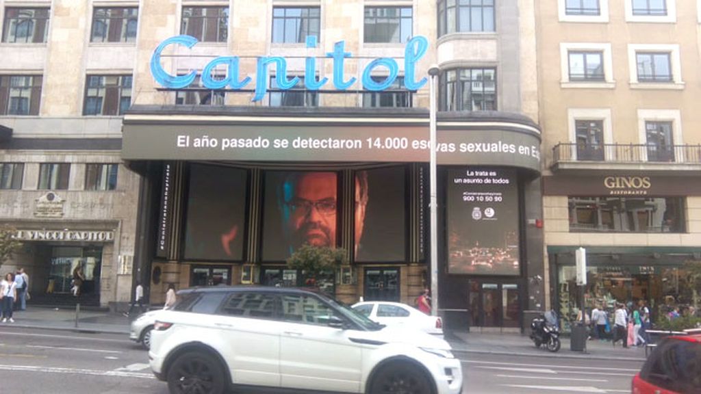 Los cines Callao, Capitol y Palacio de la Prensa emiten el spot en su pantalla externa