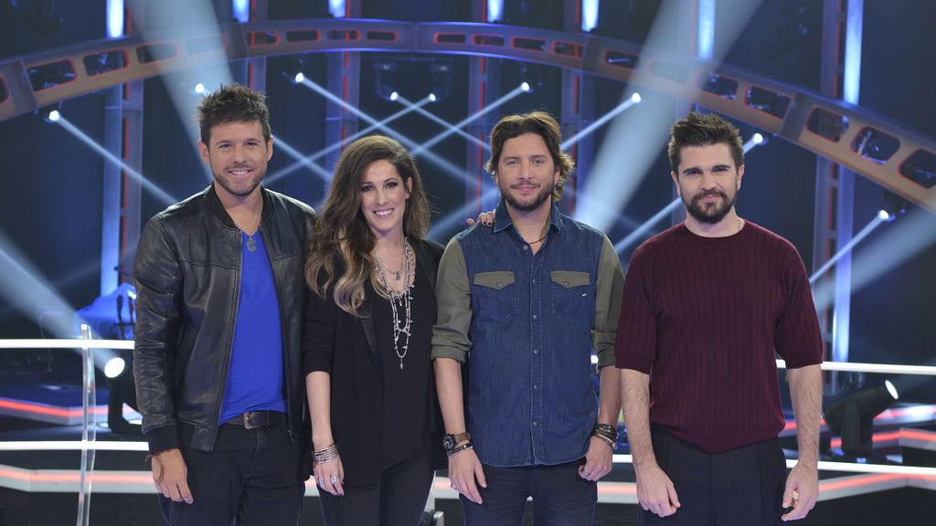 Los coaches de 'La Voz 5' y Jesús Vázquez, preparados para estreno