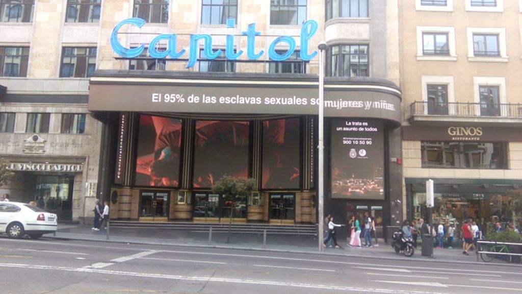 Los cines Callao, Capitol y Palacio de la Prensa emiten el spot en su pantalla externa