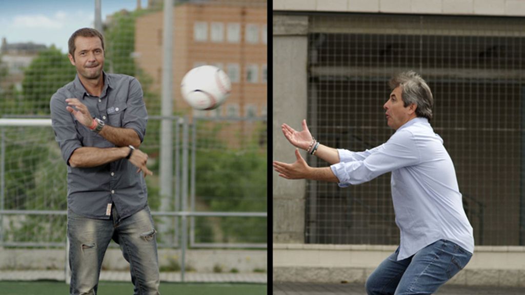 Carreño y Lama transforman los balones en comida