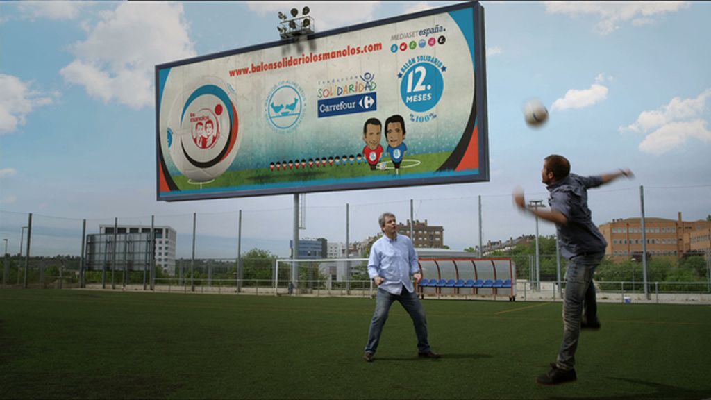 Carreño y Lama transforman los balones en comida