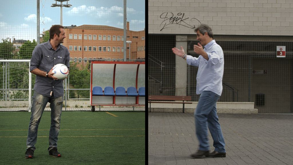 Carreño y Lama transforman los balones en comida
