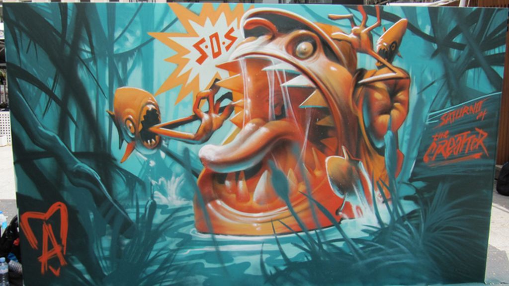 El mural de Saturno sobre 'Emergencias'