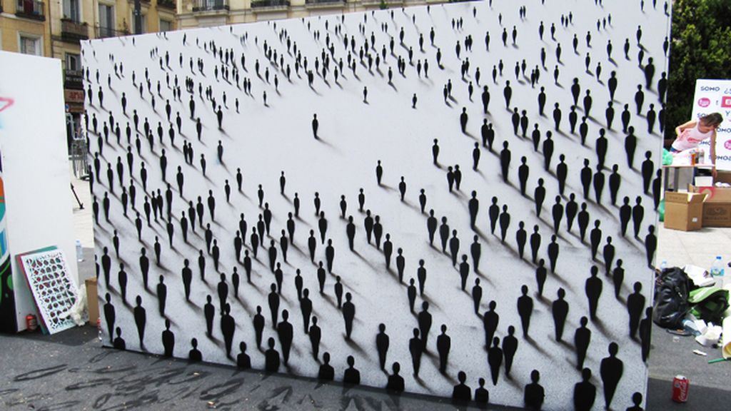 El mural de SUSO33 sobre 'Exclusión social y discapacidad'