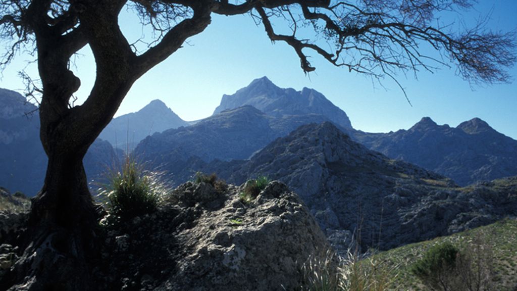 Pico Puig Roig, en la Sierra de Tramuntana (Mallorca)