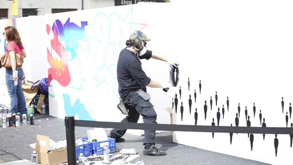 El mural de SUSO33 sobre 'Exclusión social y discapacidad'