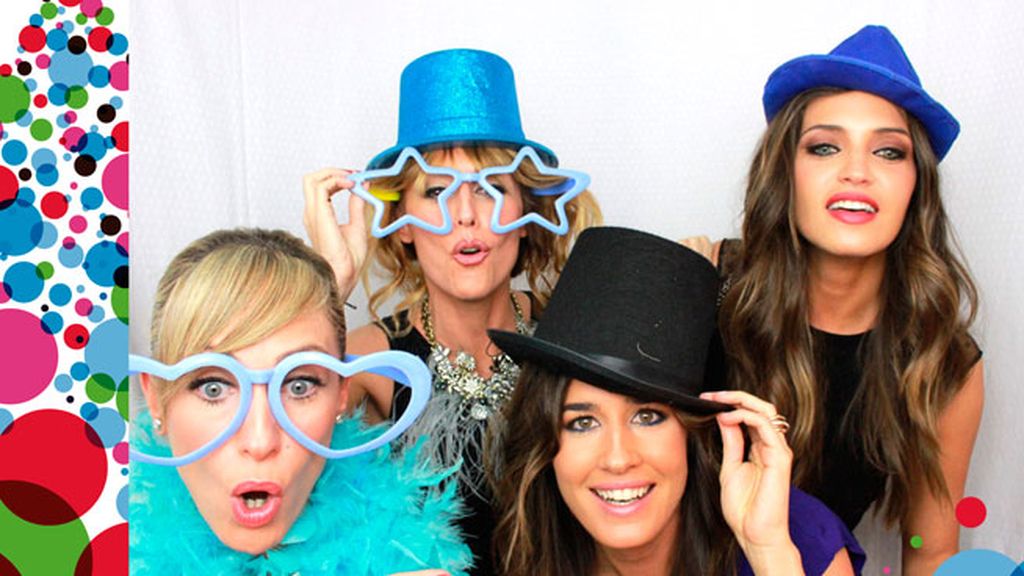 Luján Argüelles, Isabel Jiménez, Sara Carbonero y Emma García, en su #navidadMEDIASET