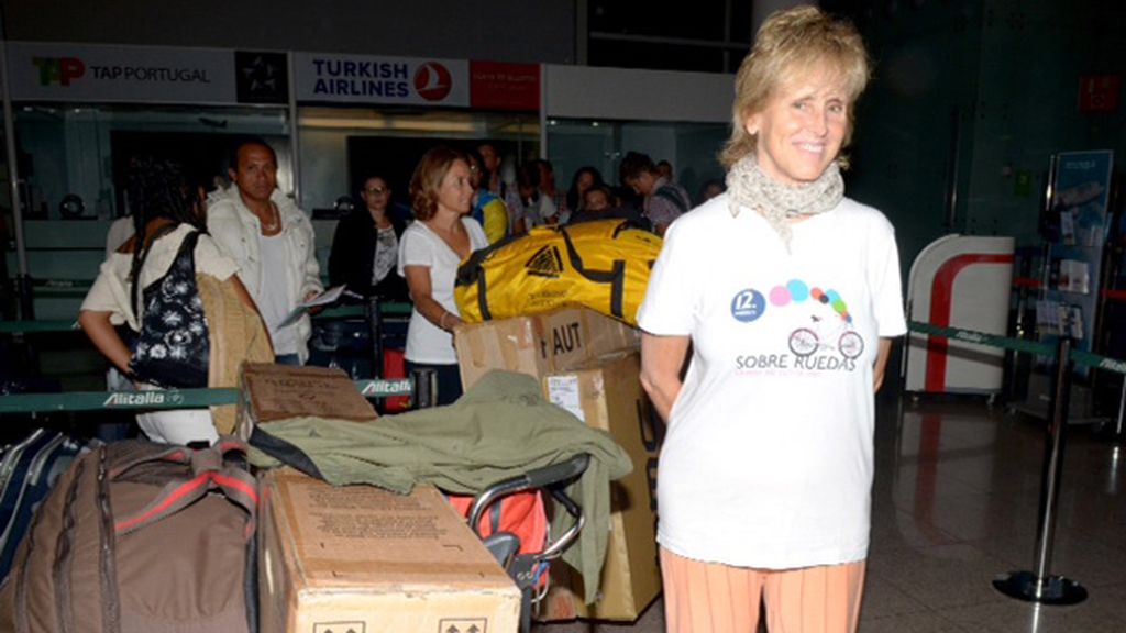 Despedimos a Mercedes en el aeropuerto