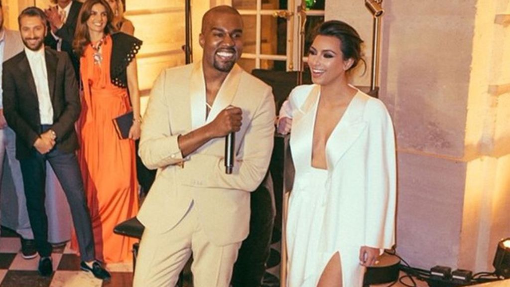 El álbum de boda de Kim Kardashian y Kanye West, un año después