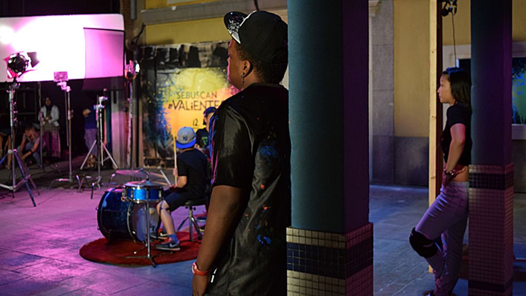 El spot de 'Se buscan #valientes', foto a foto