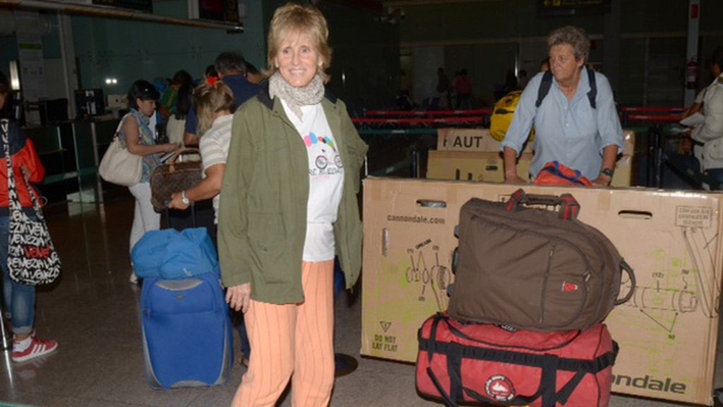 Despedimos a Mercedes en el aeropuerto