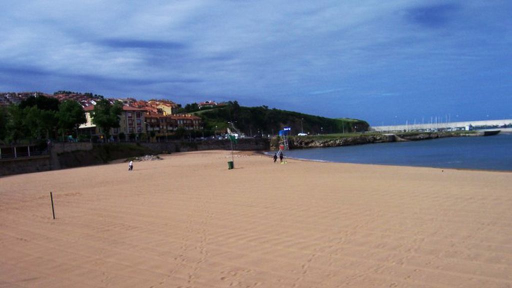 Isabel Prada: playa de Luanco, en Asturias.