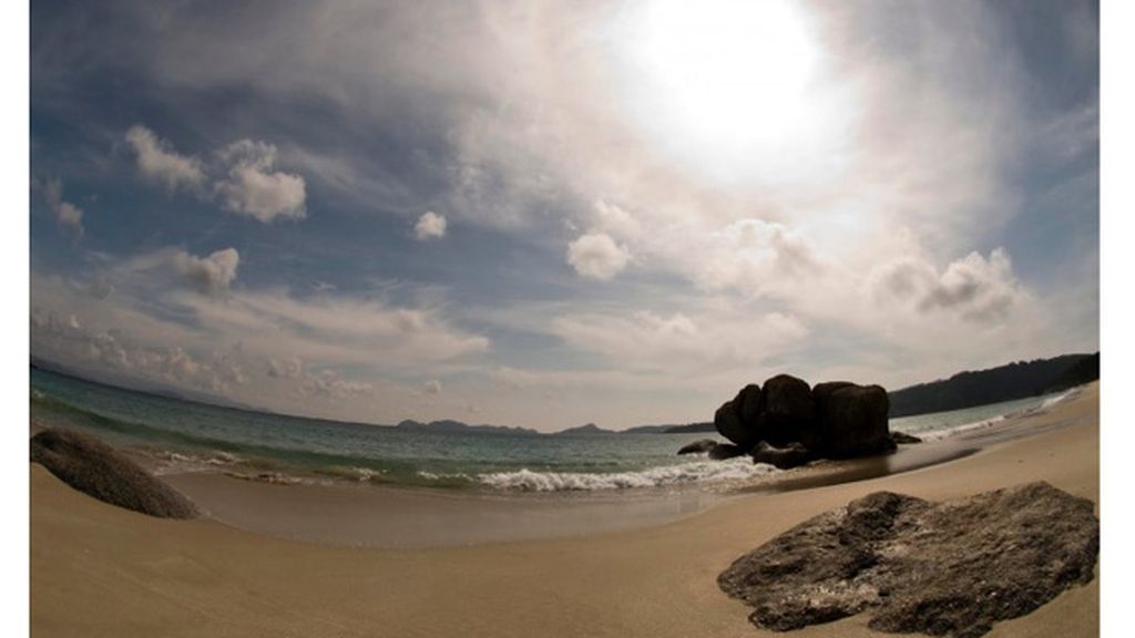 Rebe Abalde: playa de Nerga, en Cangas do Morrazo (Pontevedra).