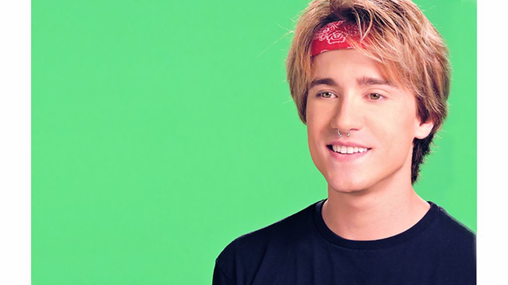 Blas, David, Blas, Álvaro y Dani frente al croma.