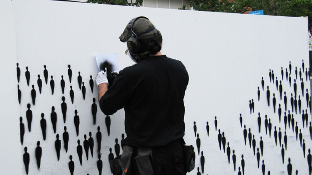 El mural de SUSO33 sobre 'Exclusión social y discapacidad'