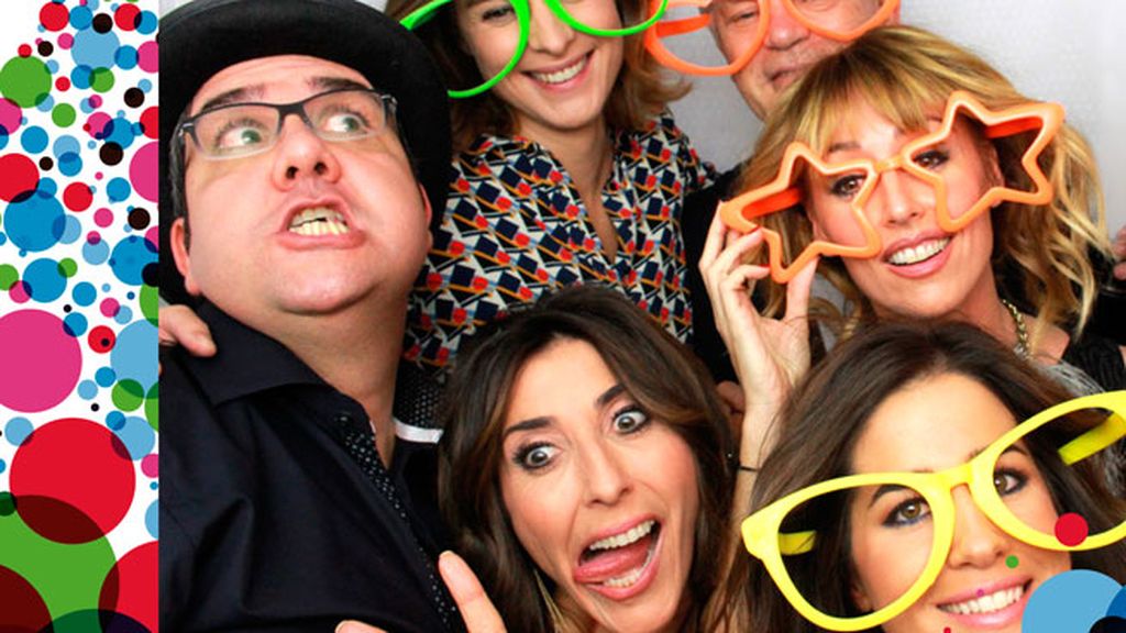 Florentino Fernández, Paz Padilla, Isabel Jiménez, Emma García, Pedro Piqueras y Sandra Barneda