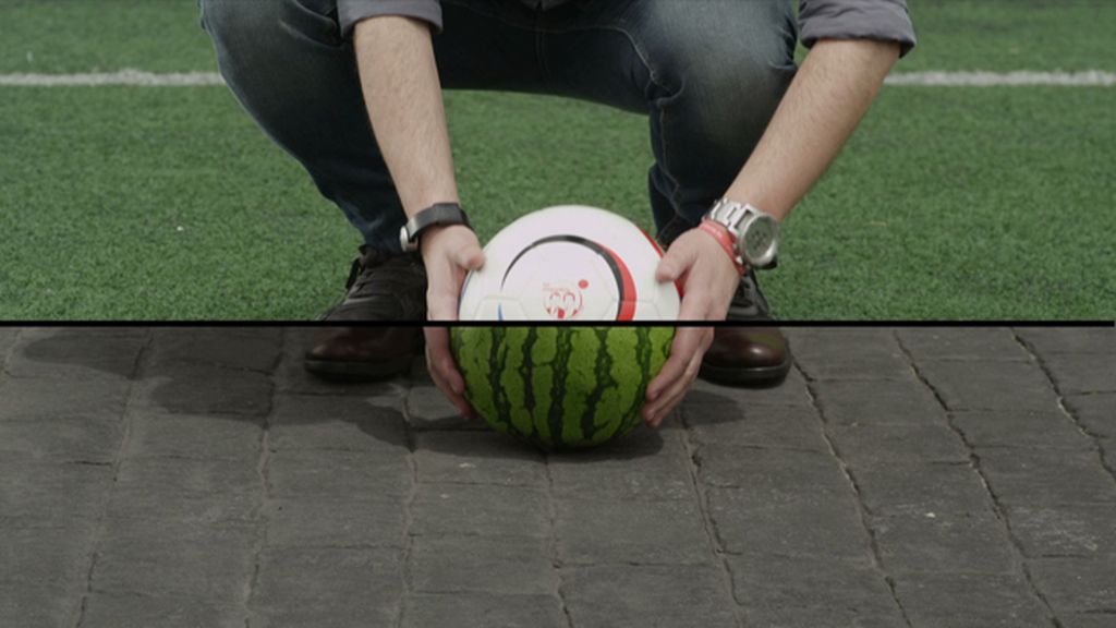 Carreño y Lama transforman los balones en comida