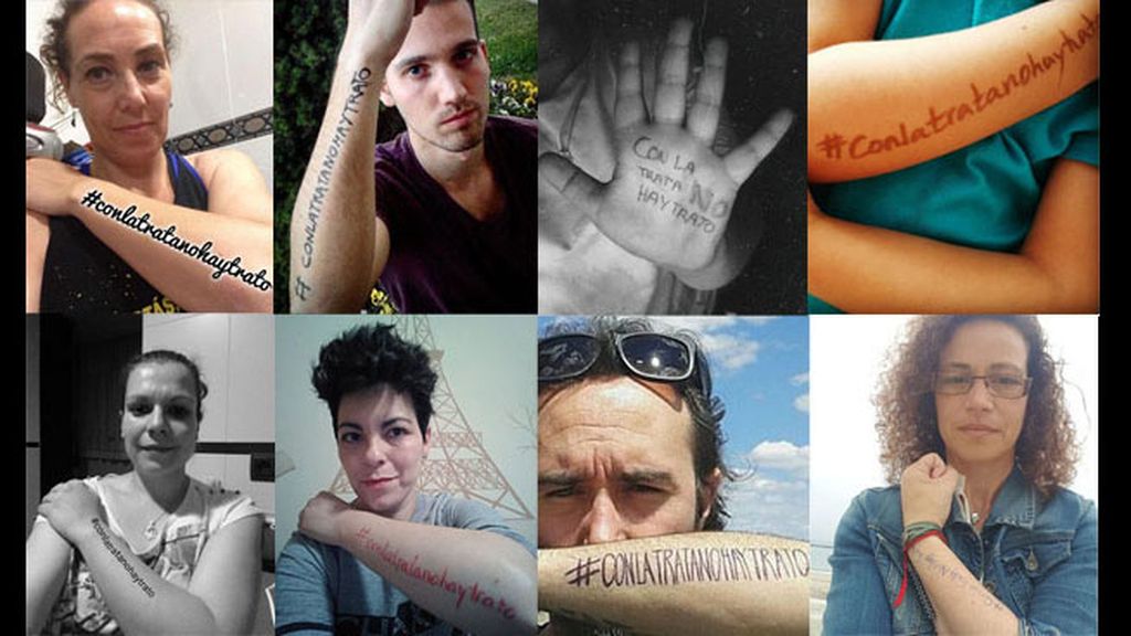 Los usuarios de '12 meses', volcados con la campaña #conlatratanohaytrato