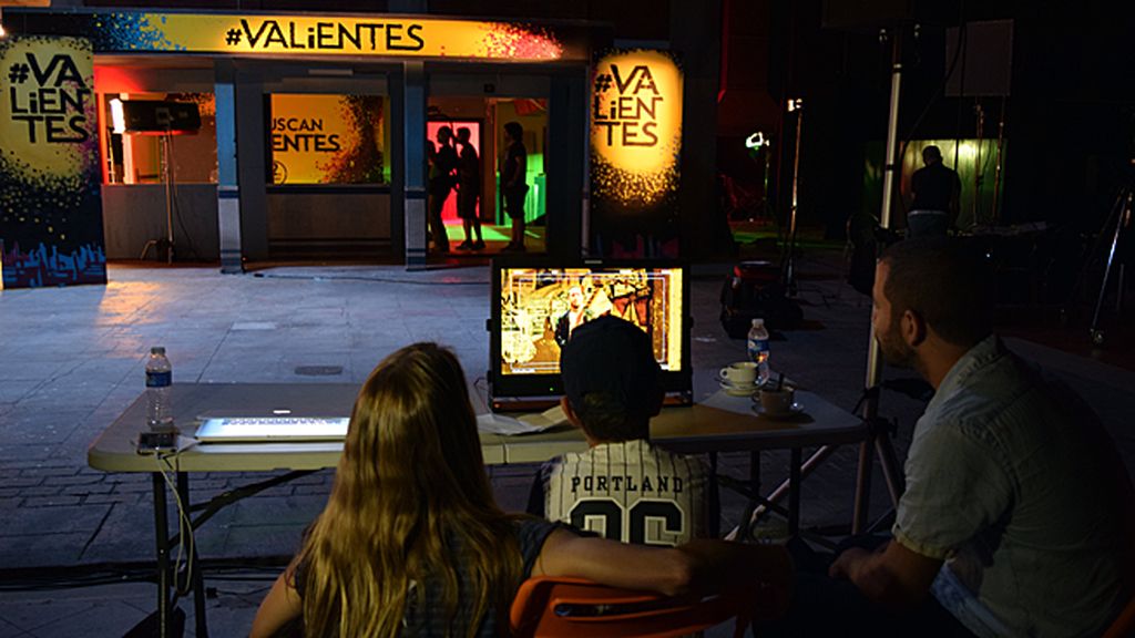 El spot de 'Se buscan #valientes', foto a foto
