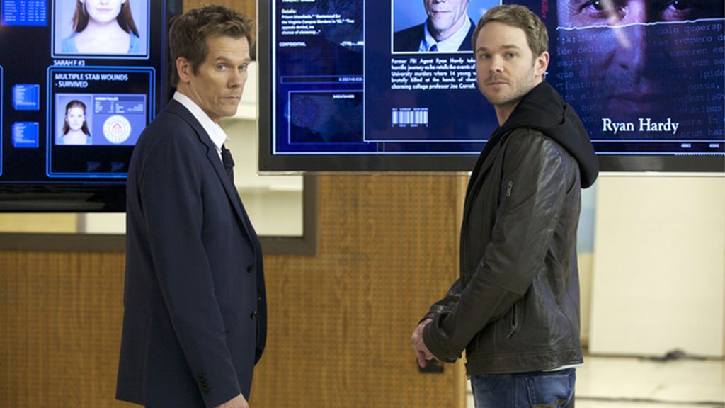 Duelo interpretativo entre el ex agente del FBI Kevin Bacon y el psicópata James Purefoy