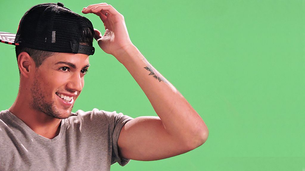 Blas, David, Blas, Álvaro y Dani frente al croma.