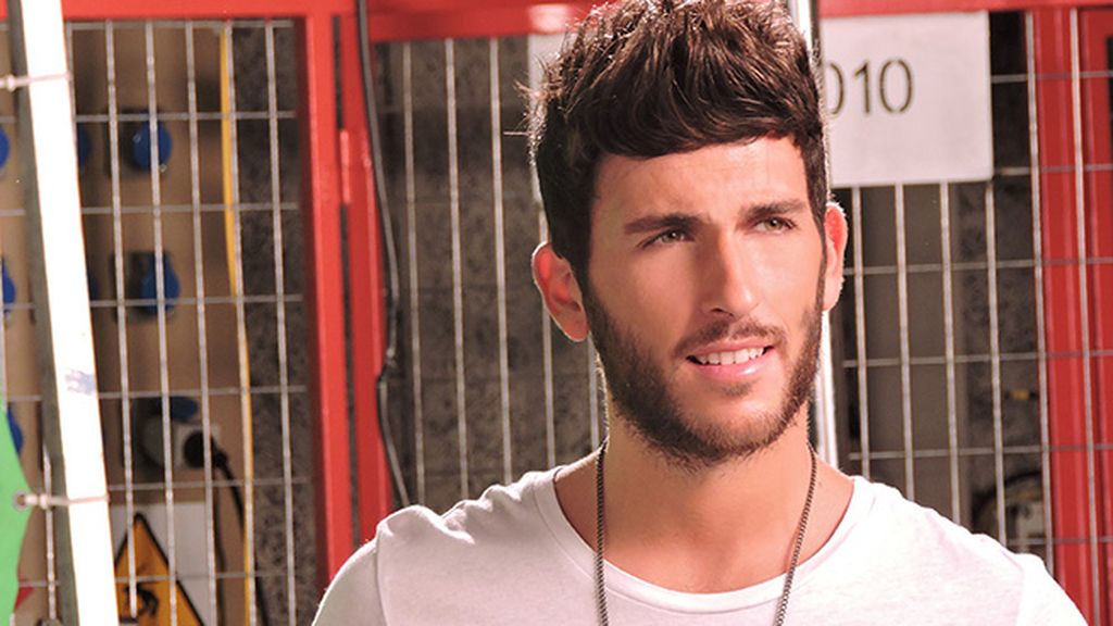 Blas, David, Blas, Álvaro y Dani frente al croma.