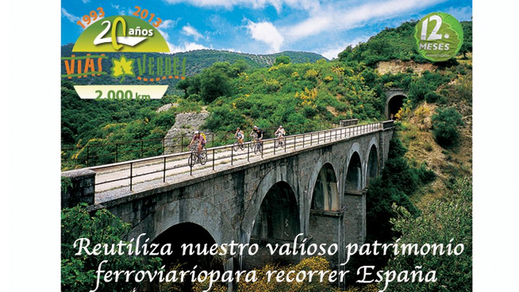 Razones para disfrutar de Vías Verdes. Más de 102 rutas por el territorio español.