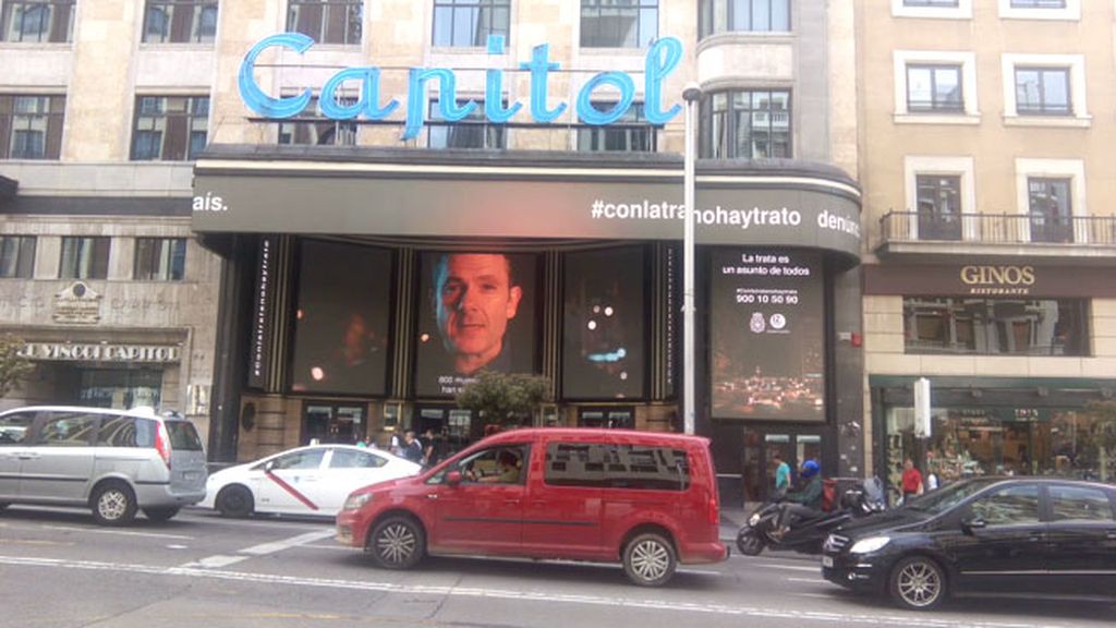 Los cines Callao, Capitol y Palacio de la Prensa emiten el spot en su pantalla externa