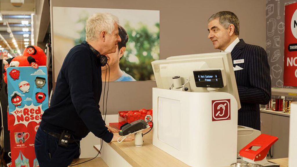 Richard Curtis, con Rowan Atkinson (Rufus)