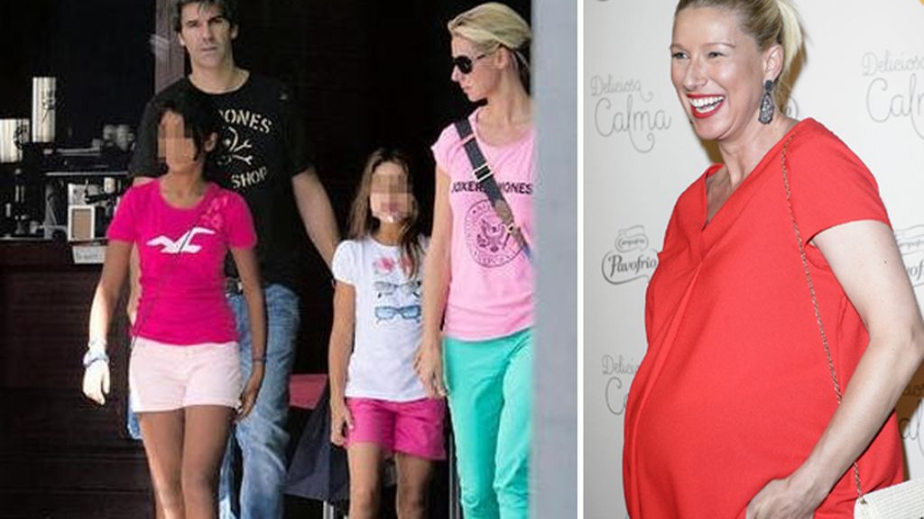 Anne Igartiburu: Noa (15 años), Carmen (4 años) y el bebé que nacerá en 2016