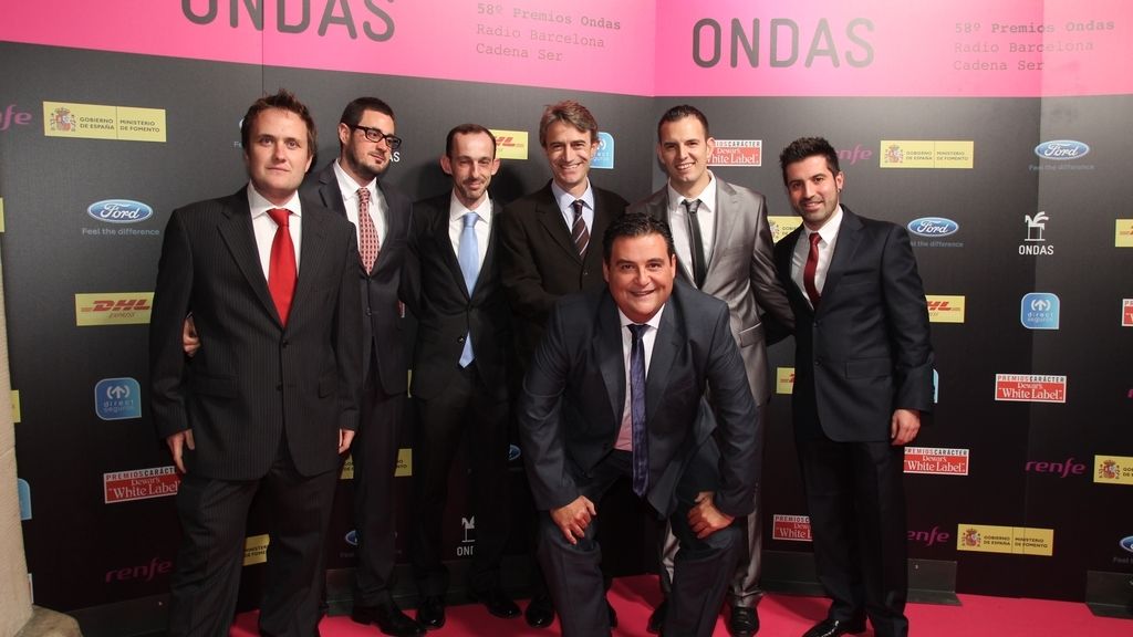 Desfile de premiados e invitados